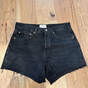 Agolde Women's Dark Denim Jean Shorts